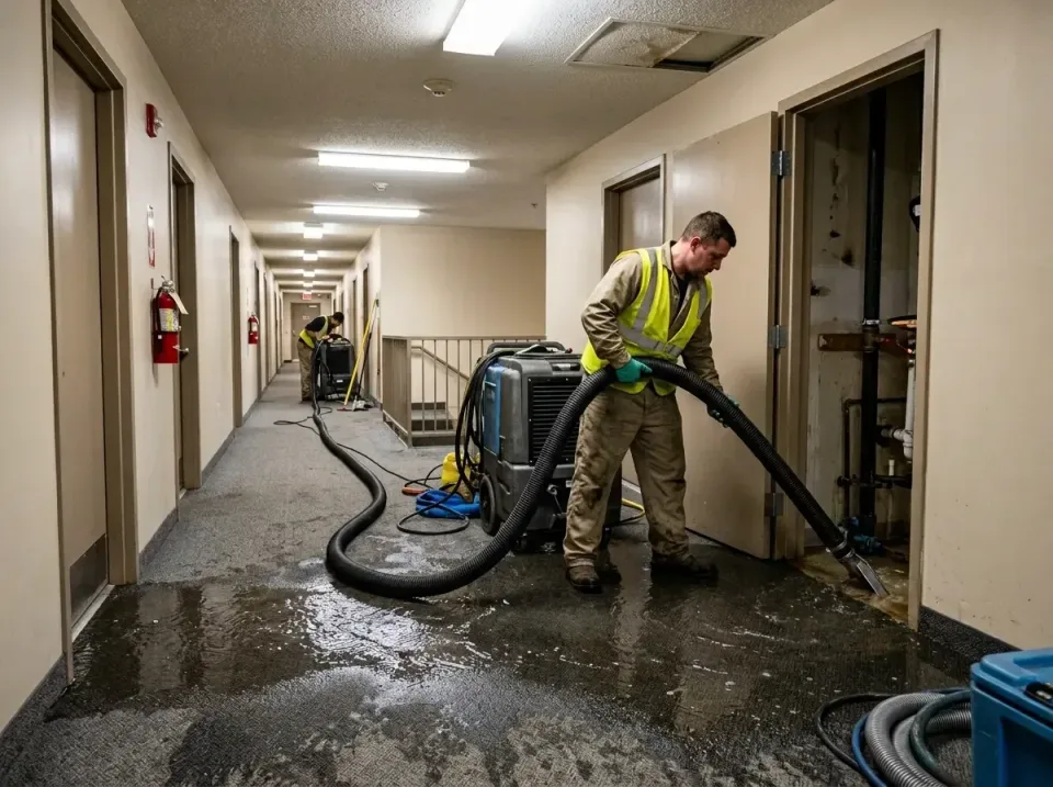 multi-unit-apartment-hallway-f-005 — frequently asked questions, Emergency Burst Pipe Water Extraction & Removal in Roseburg…